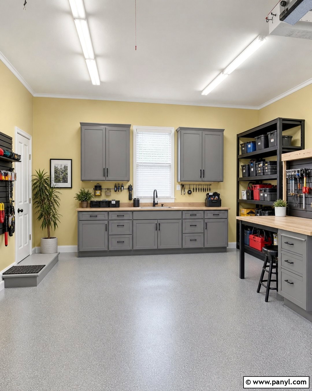 Muted Yellow Garage Walls - 35 Garage Walls Paint Colors