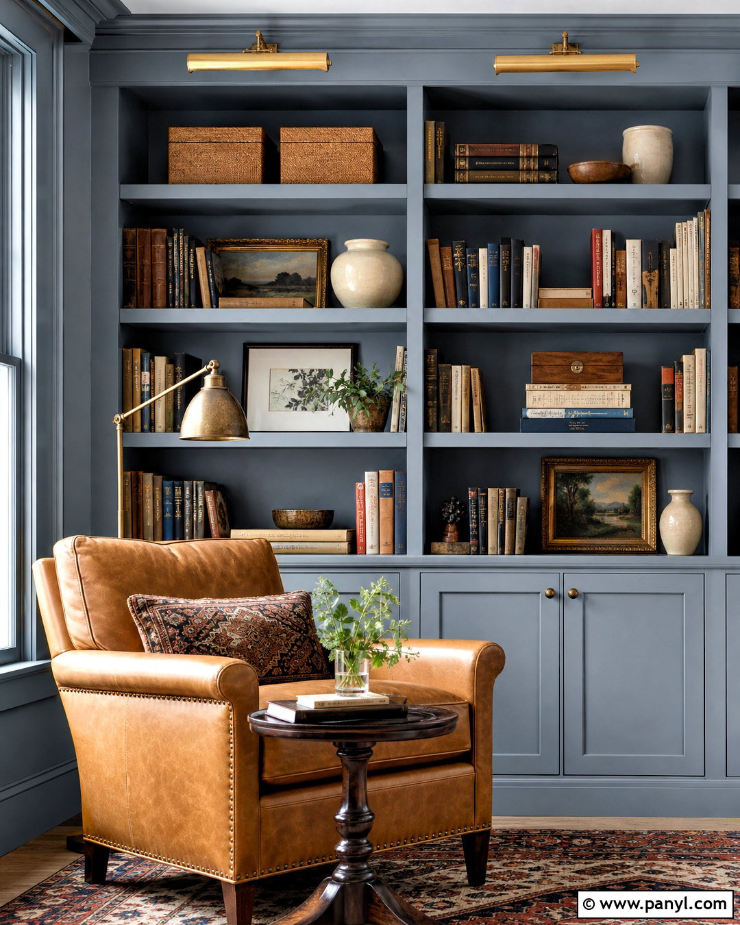 Nantucket Fog Built-In Bookcase - 20 nantucket fog benjamin moore ideas