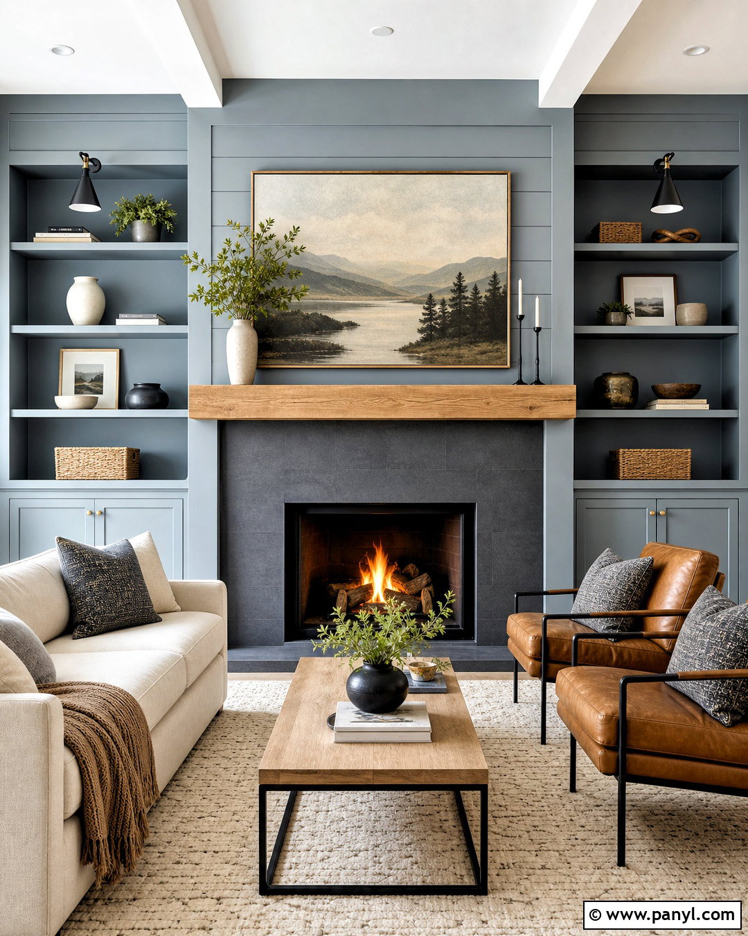 Nantucket Fog Fireplace Wall - 20 nantucket fog benjamin moore ideas