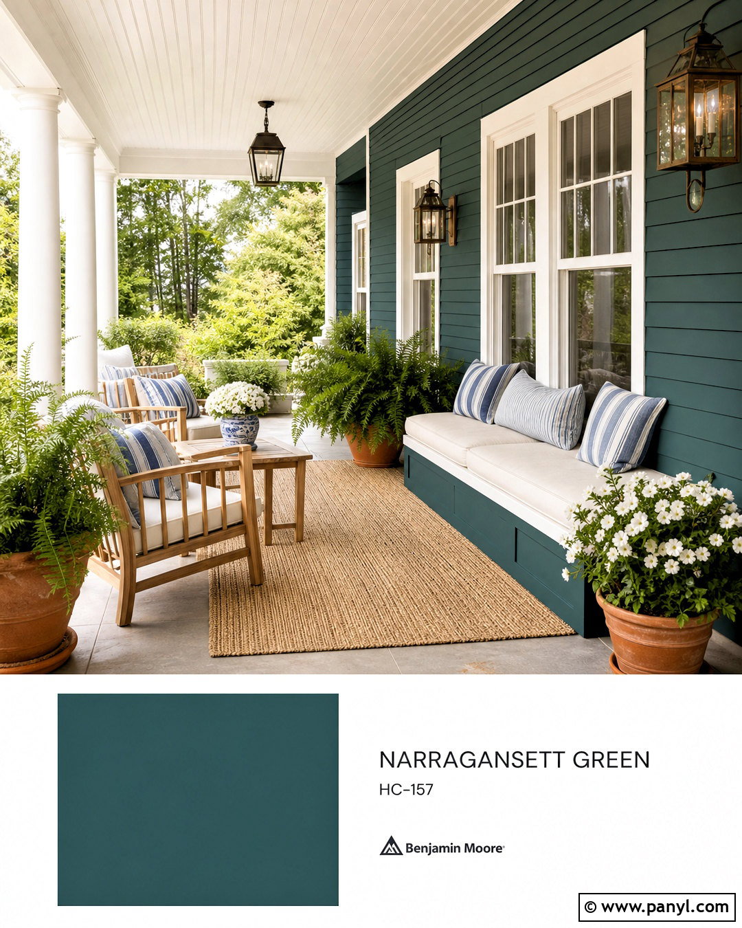 Narragansett Green Covered Porch - 20 narragansett green benjamin moore ideas