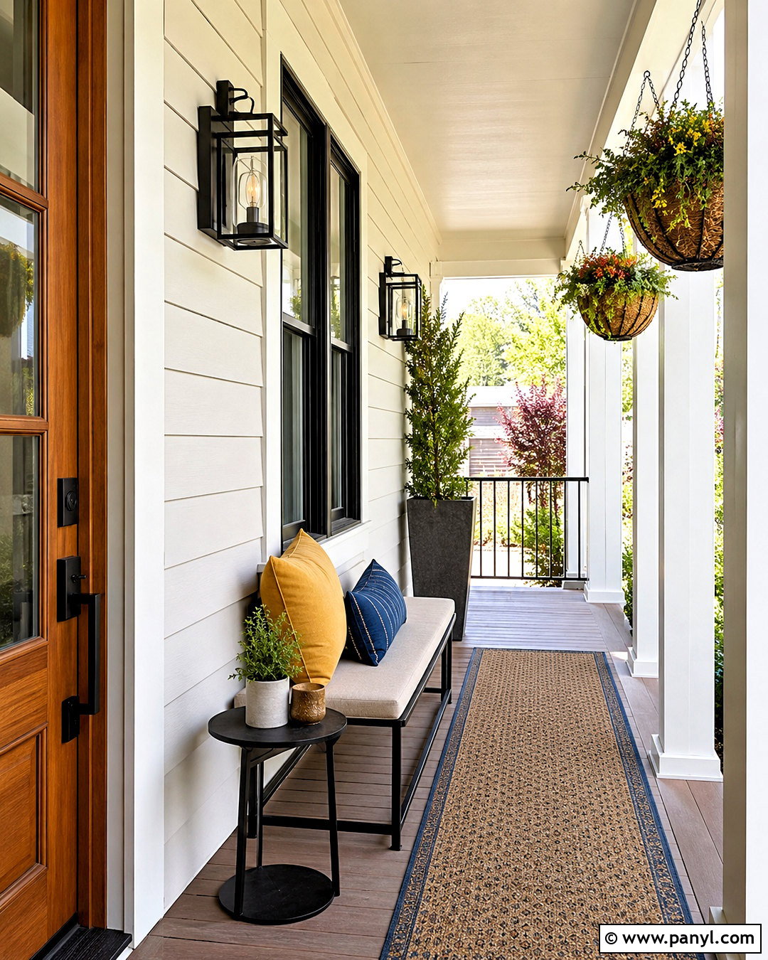Narrow Front Porch - 20 cozy front porch ideas