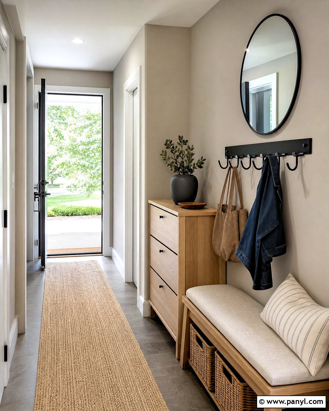 Narrow Small Mudroom - 20 small mudroom ideas