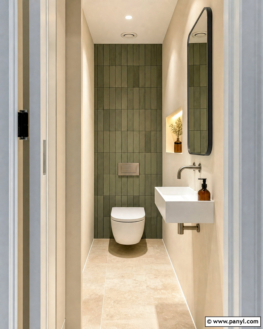 Narrow Small Toilet Layout - 20 small toilet design ideas