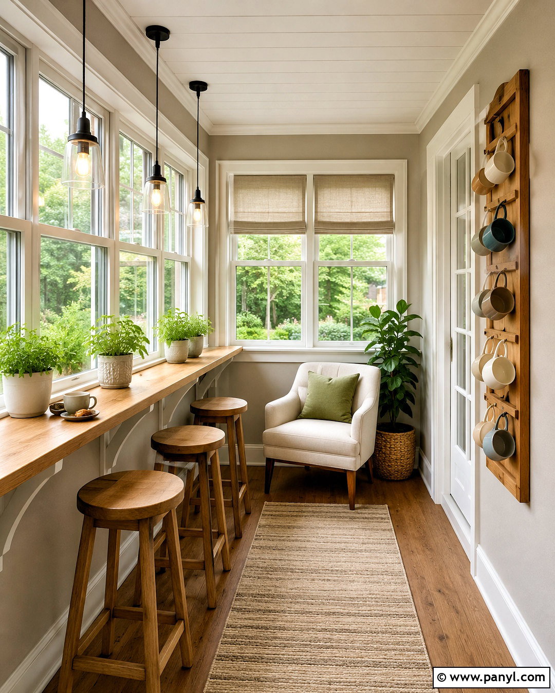 Narrow Sunroom Breakfast Bar - 20 narrow sunroom ideas