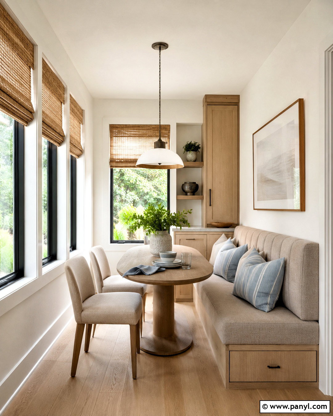 Narrow Sunroom Dining Nook - 20 narrow sunroom ideas