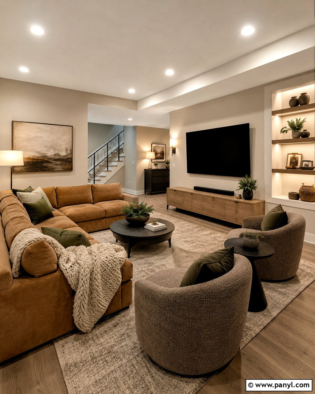 Natural Choice Basement Family Room - 20 natural choice sherwin williams ideas