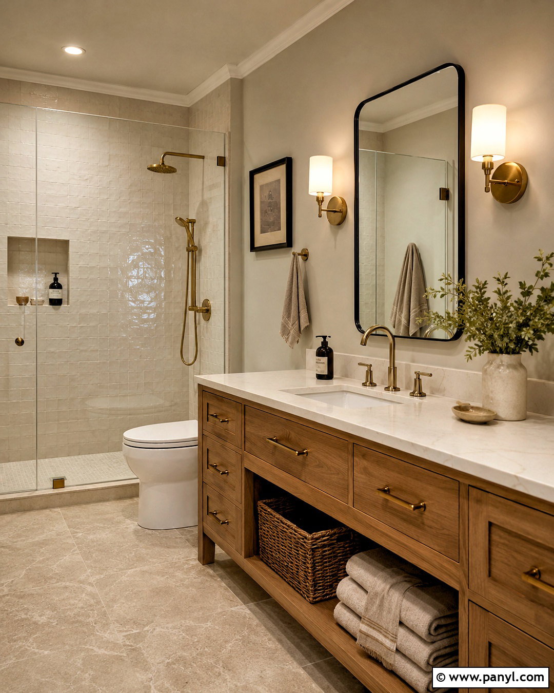 Natural Choice Bathroom With Zellige Tile - 20 natural choice sherwin williams ideas