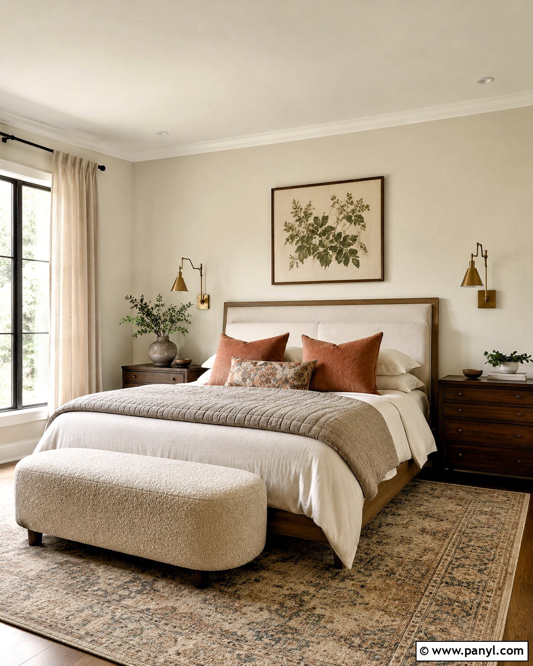 Natural Choice Bedroom With Taupe Bedding - 20 natural choice sherwin williams ideas