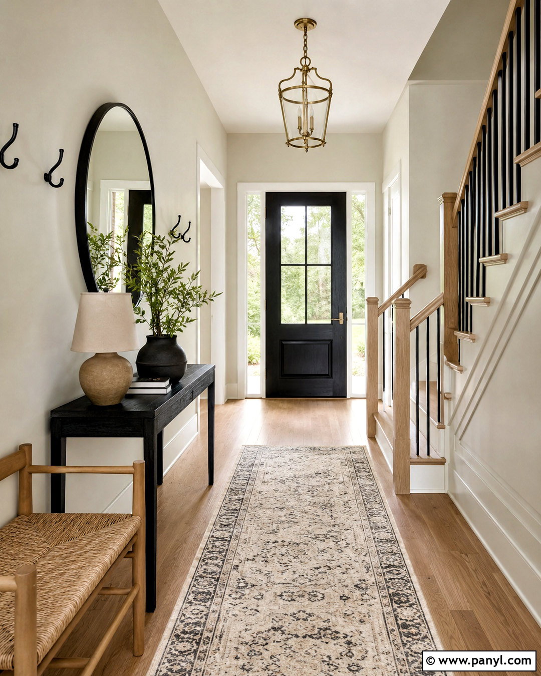 Natural Choice Entryway With Black Accents - 20 natural choice sherwin williams ideas