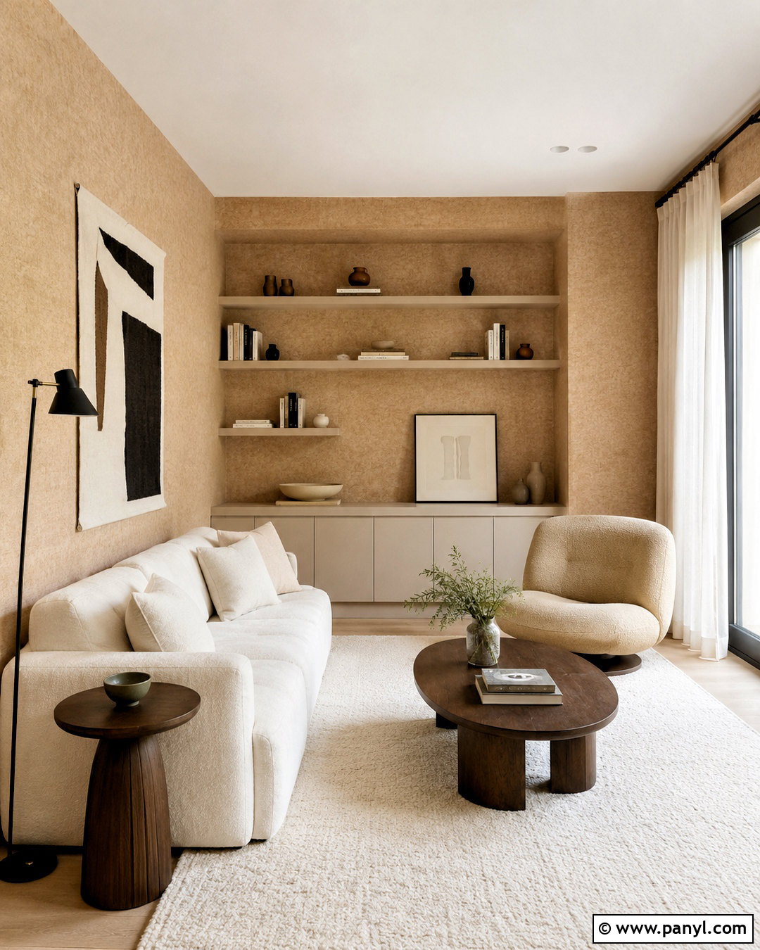 Natural Cork Wallpaper - 20 neutral minimalist wallpaper ideas