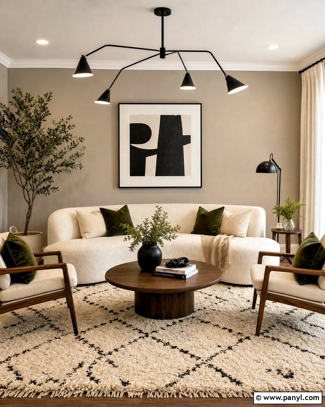 Natural Gray Greige Living Room - 20 greige paint colors living room ideas
