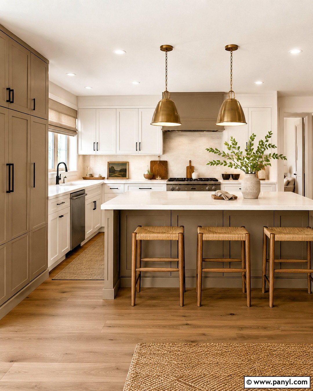 Natural Khaki Kitchen Paint Color - 20 neutral kitchen paint colors