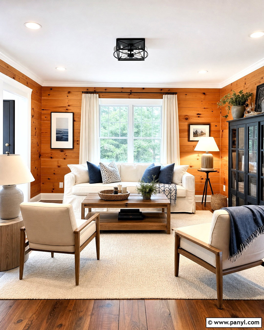 Natural Knotty Pine Walls With A White Ceiling - 20 knotty pine walls makeover ideas
