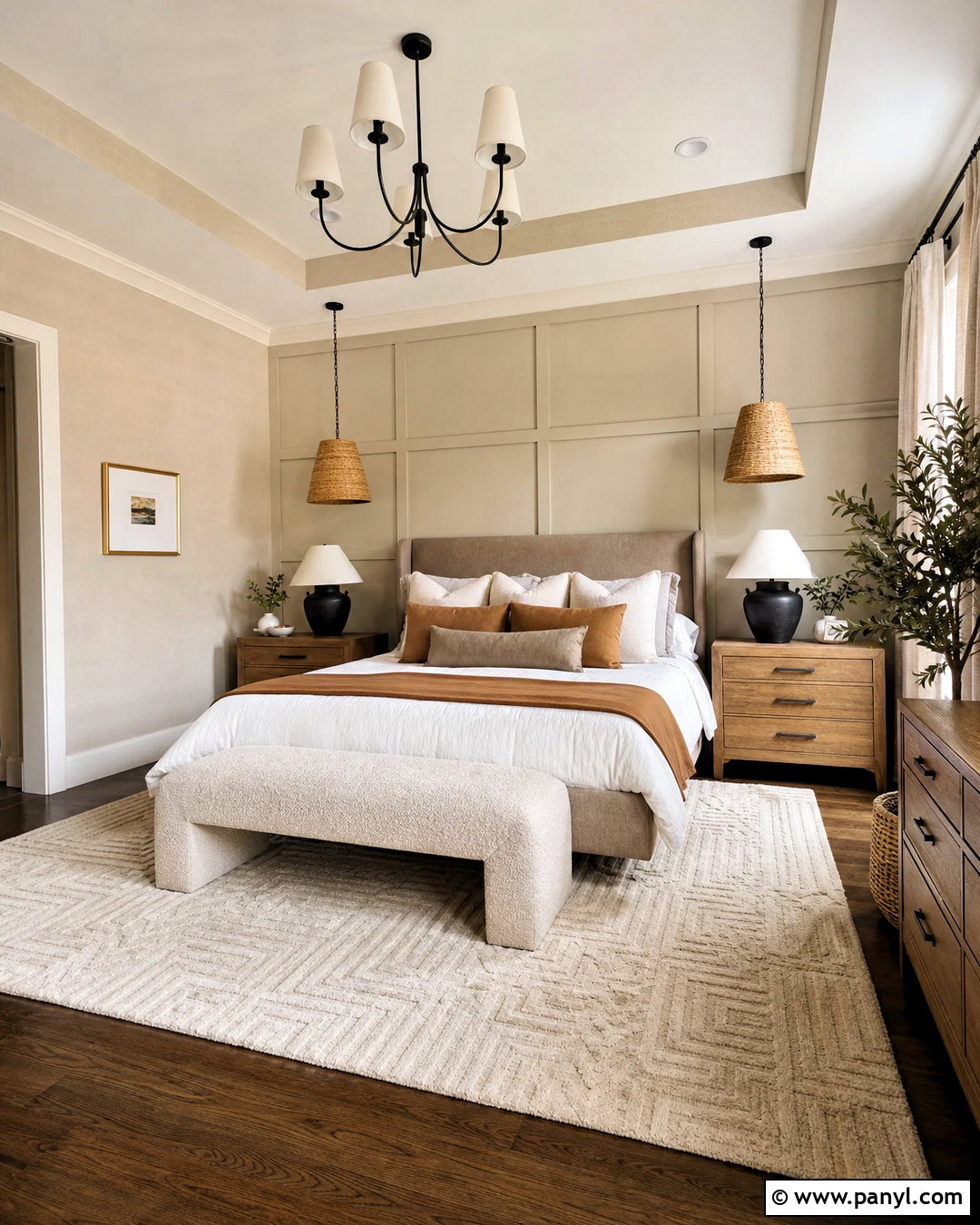 Natural Linen And Accessible Beige Bedroom - 20 sw natural linen color palette ideas