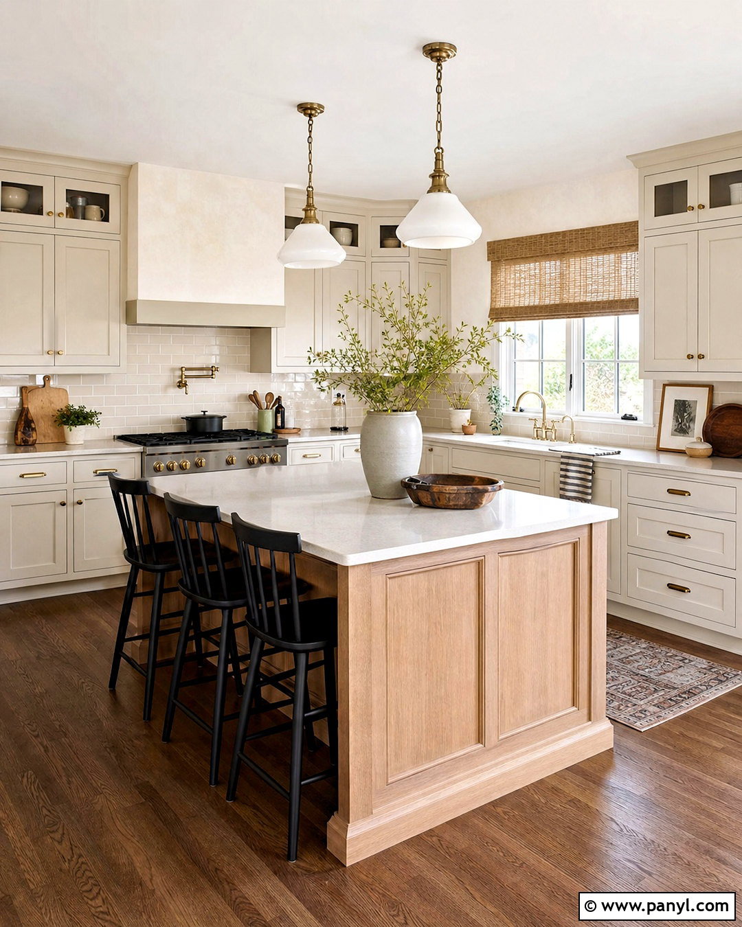 Natural Linen And Alabaster Farmhouse Kitchen - 20 sw natural linen color palette ideas