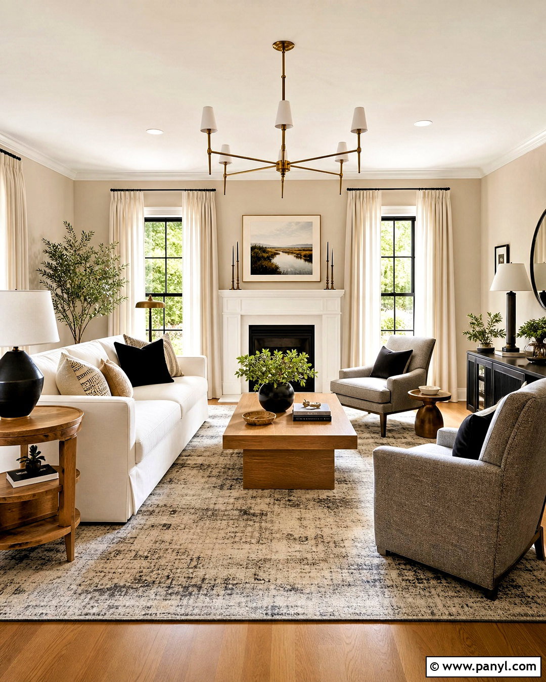 Natural Linen And Pure White Living Room - 20 sw natural linen color palette ideas