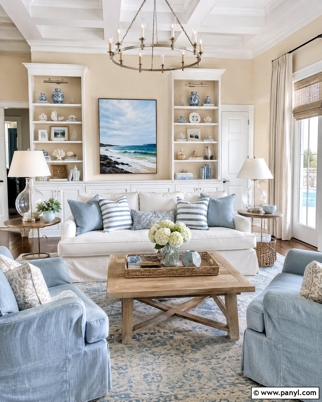 Natural Linen Coastal Living Room - 20 natural linen sherwin williams ideas