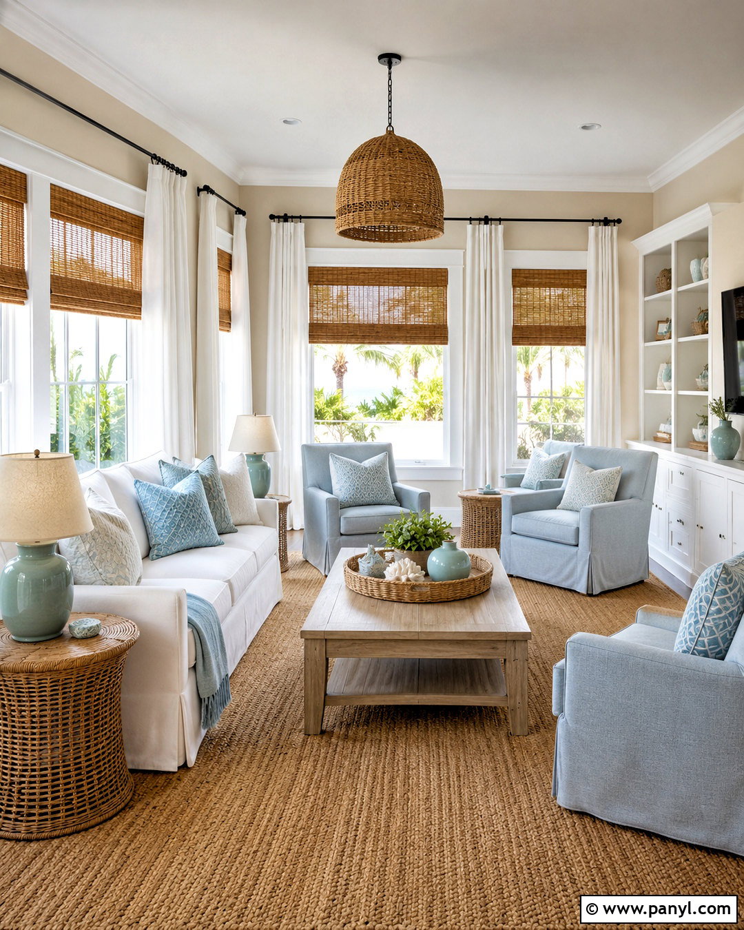 Natural Linen Coastal Living Room - 40 natural linen sherwin williams walls