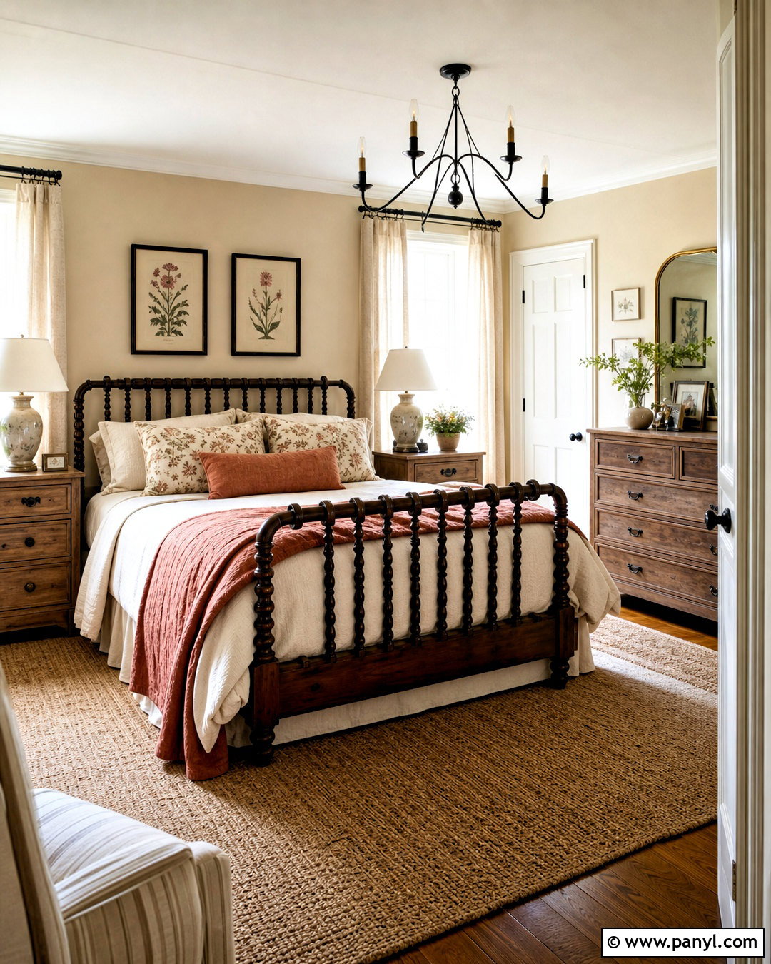 Natural Linen Farmhouse Bedroom - 20 sherwin williams farmhouse colors