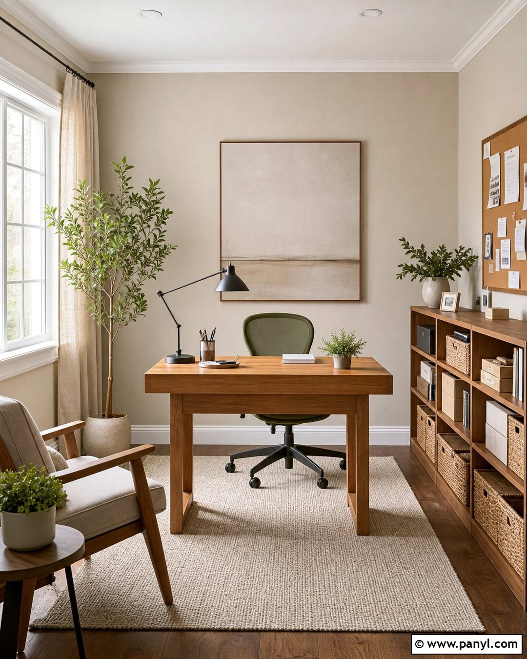 Natural Linen Home Office - 25 Sherman Williams Natural Linen Walls