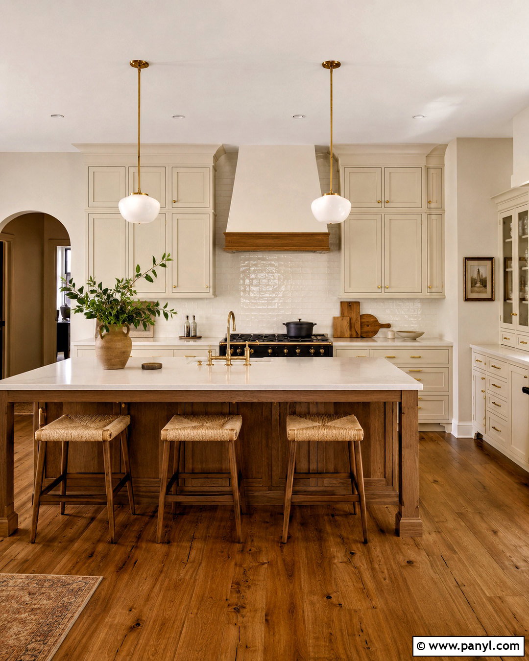Natural Linen Kitchen With Cream Cabinets - 40 natural linen sherwin williams walls