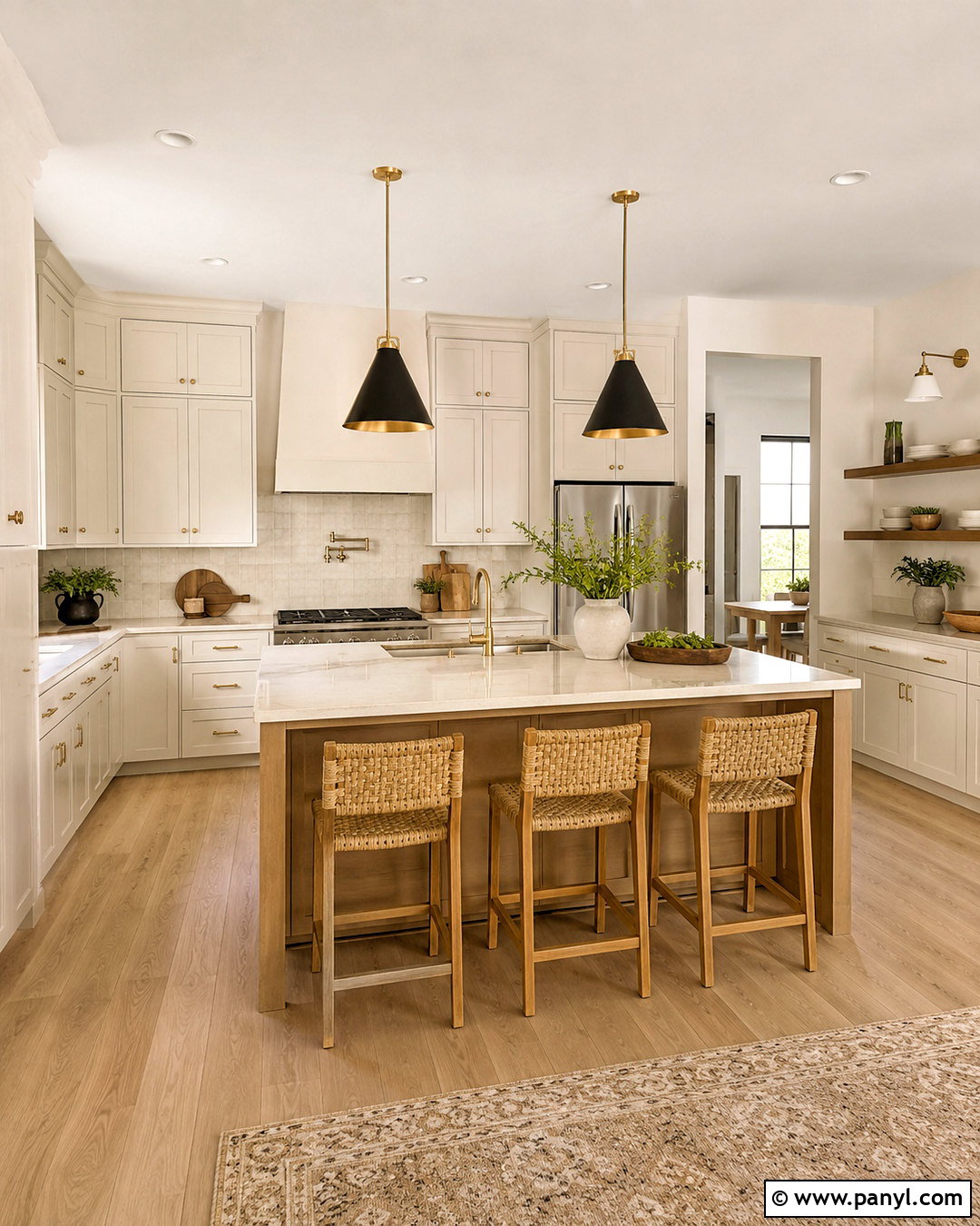 Natural Linen Kitchen With White Cabinets - 20 natural linen sherwin williams ideas