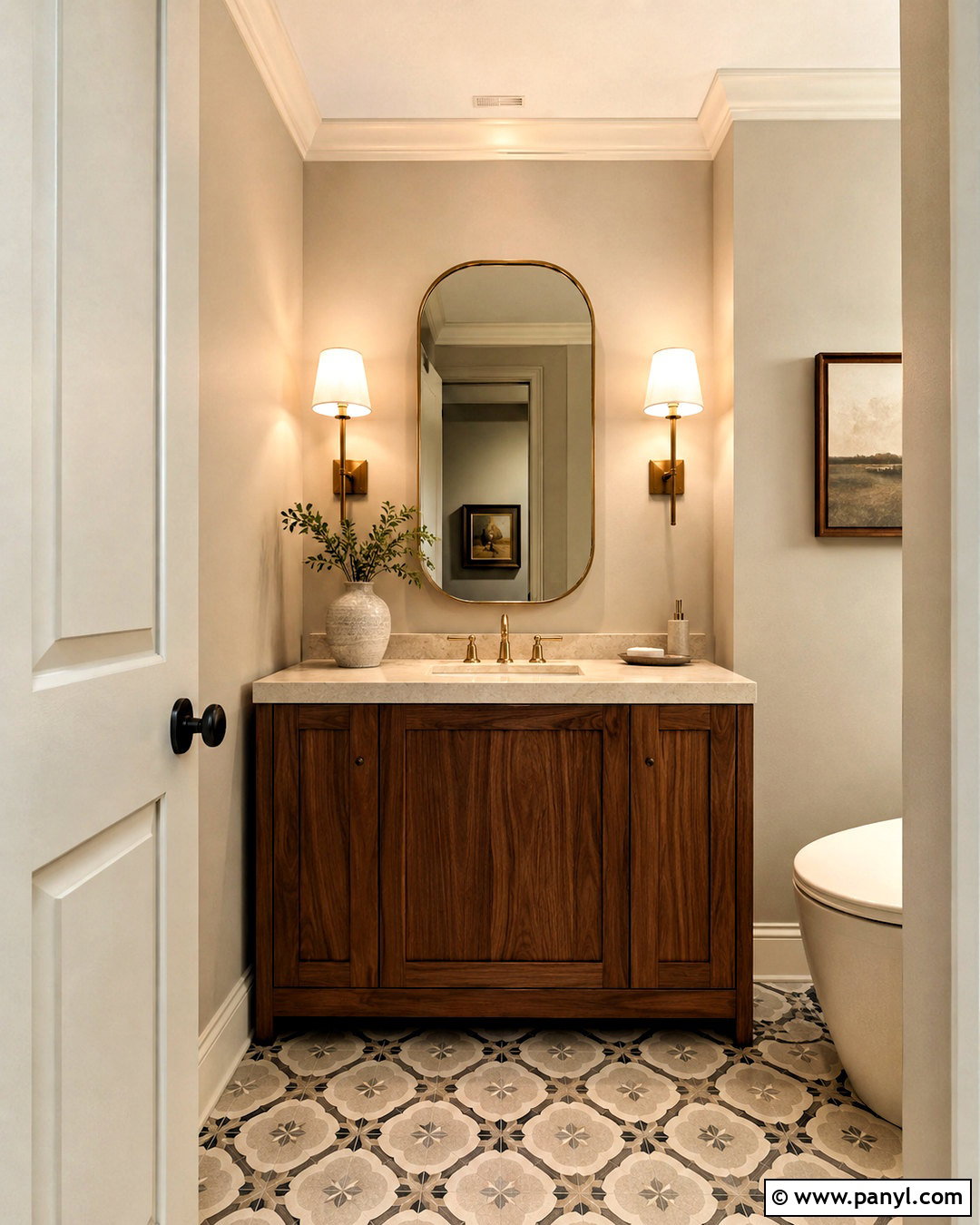 Natural Linen Powder Room - 40 natural linen sherwin williams walls