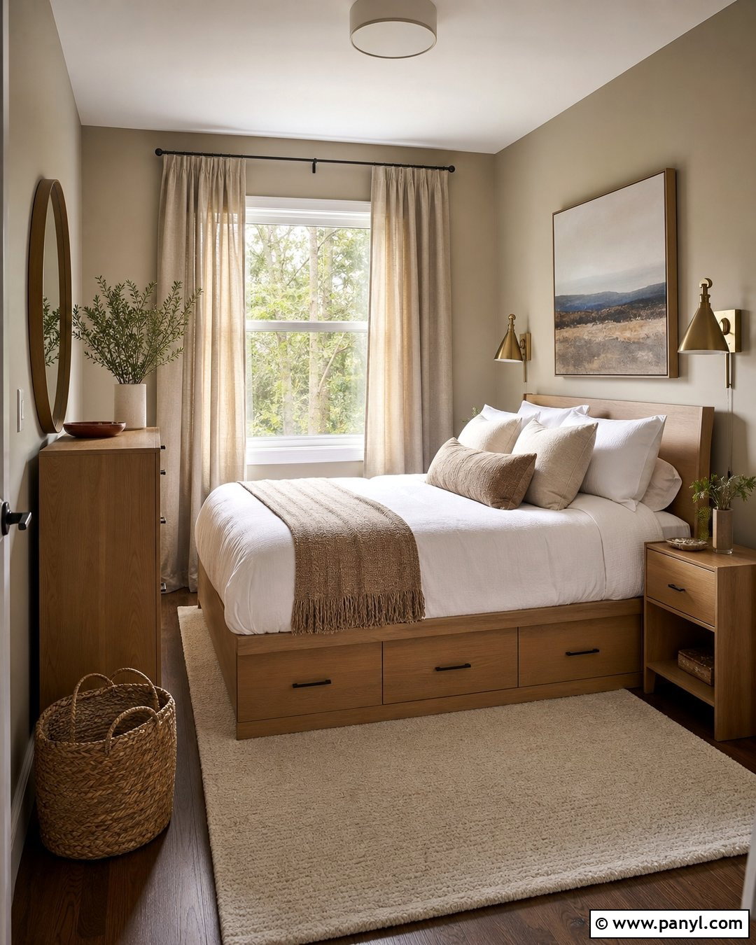 Natural Linen Small Bedroom - 25 Sherman Williams Natural Linen Walls