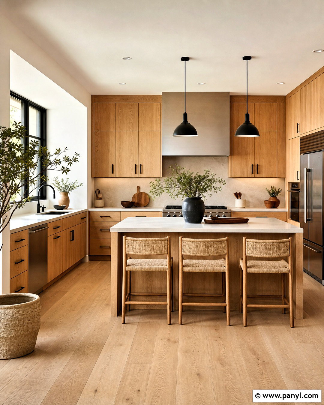 Natural Oak Kitchen - 20 kitchen aesthetic ideas