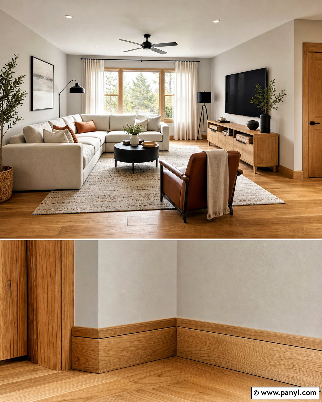 Natural Oak Skirting Board - 20 skirting board ideas modern ideas