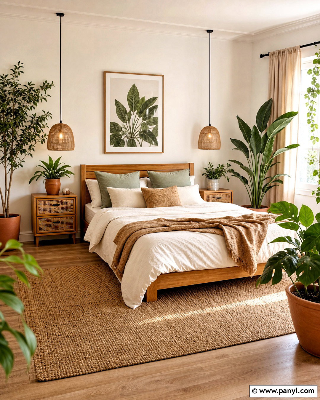 Natural Plant Filled Bedroom - 20 room decor bedroom ideas
