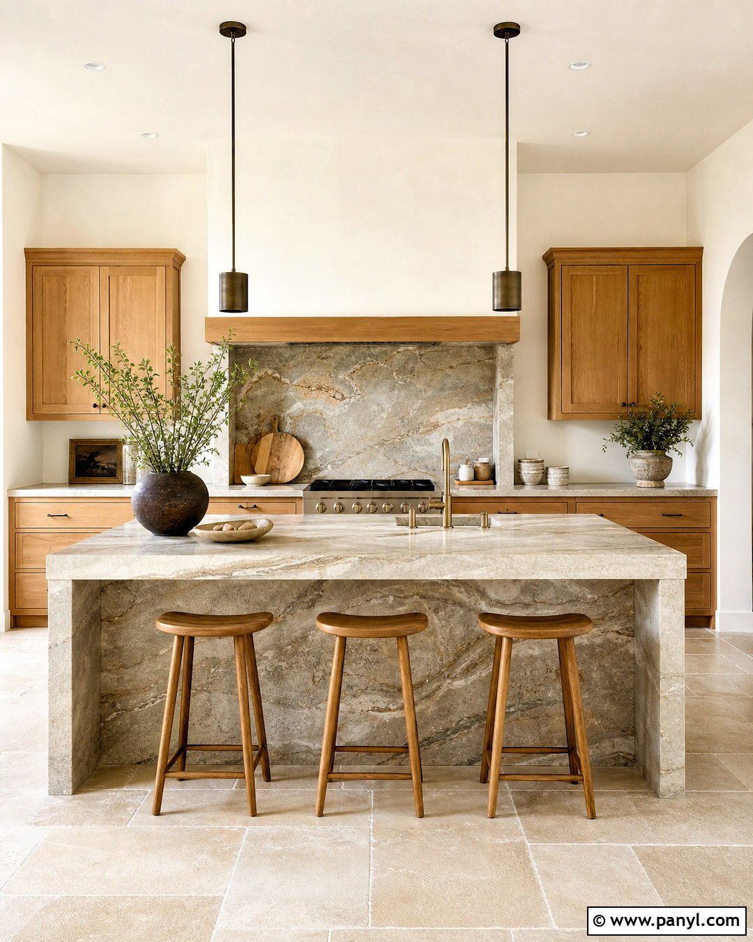 Natural Stone Kitchen - 20 earthy kitchen ideas