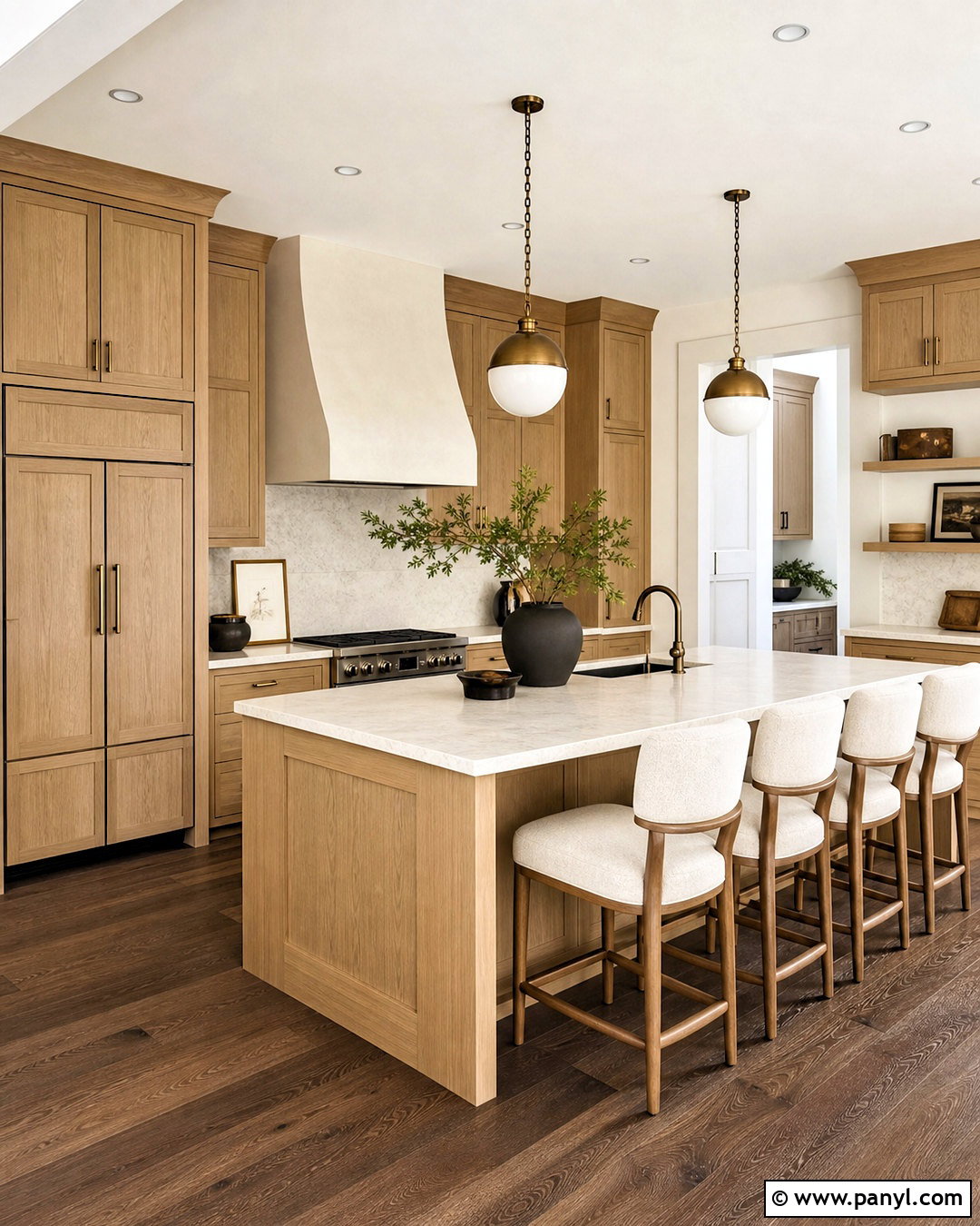 Natural White Oak Kitchen Cabinets - 20 kitchen cabinets