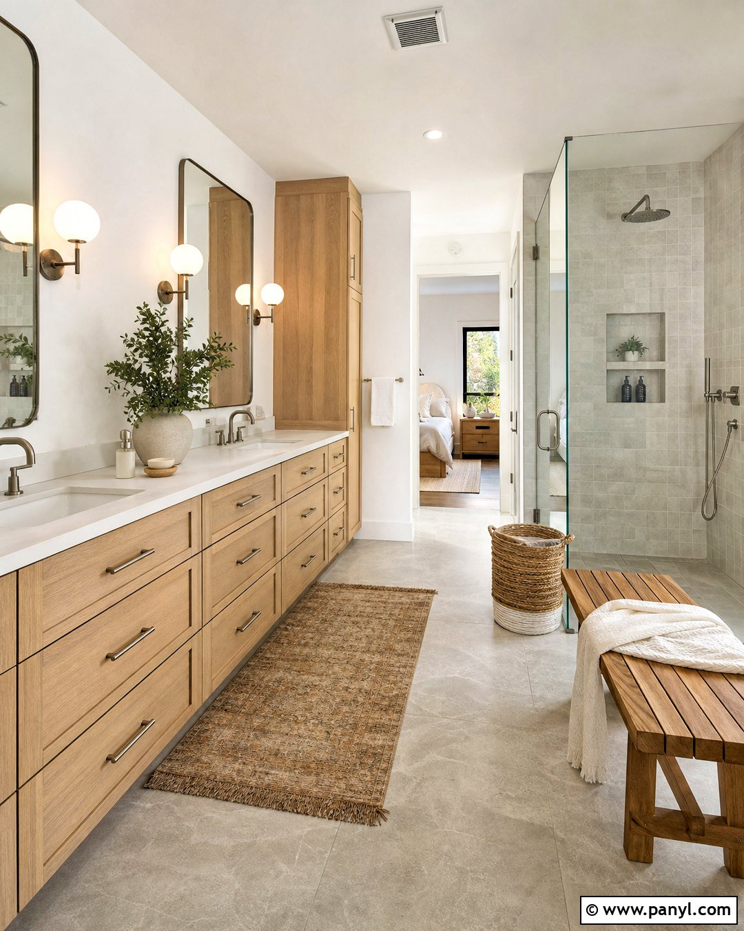Natural Wood Bathroom - 20 bathroom ideas