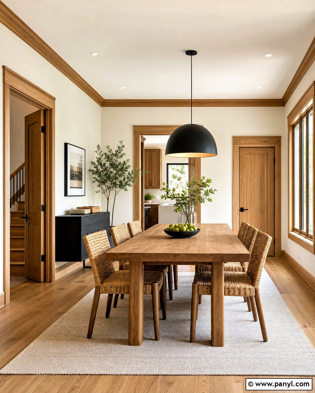 Natural Wood Interior Trim - 20 interior trim ideas