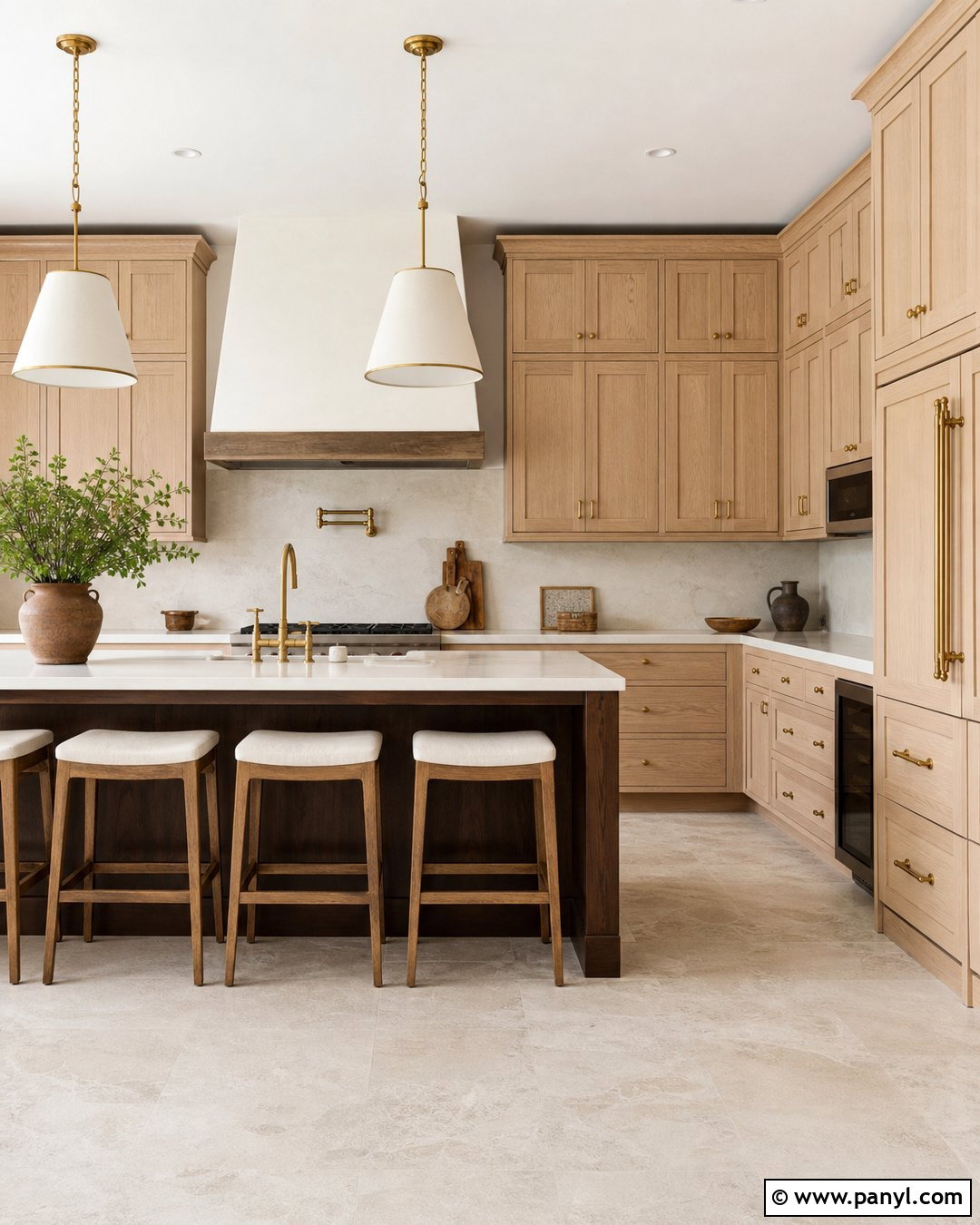 Natural Wood Kitchen - 20 Current Kitchen Color Trends