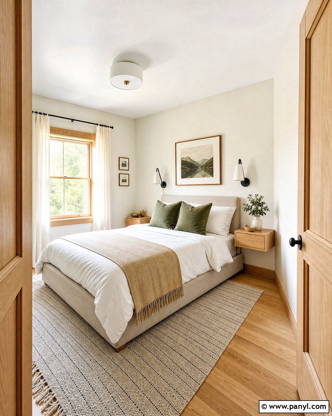 Natural Wood Trim Small Bedroom - 20 natural wood trim interior ideas