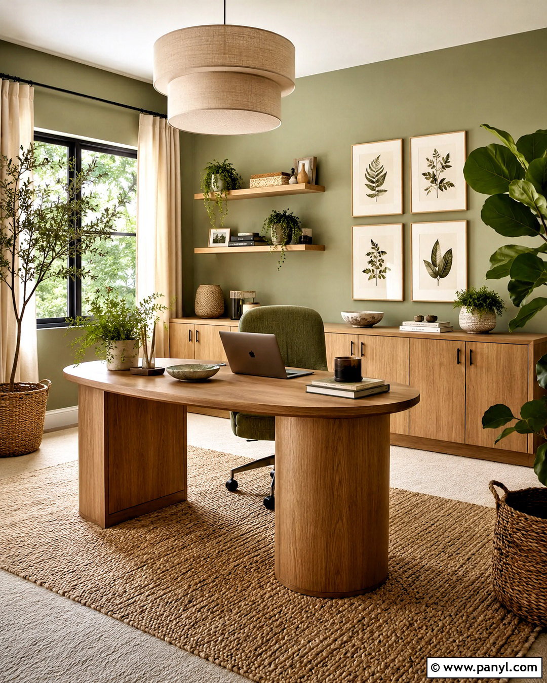 Nature Inspired Office - 20 office decor ideas