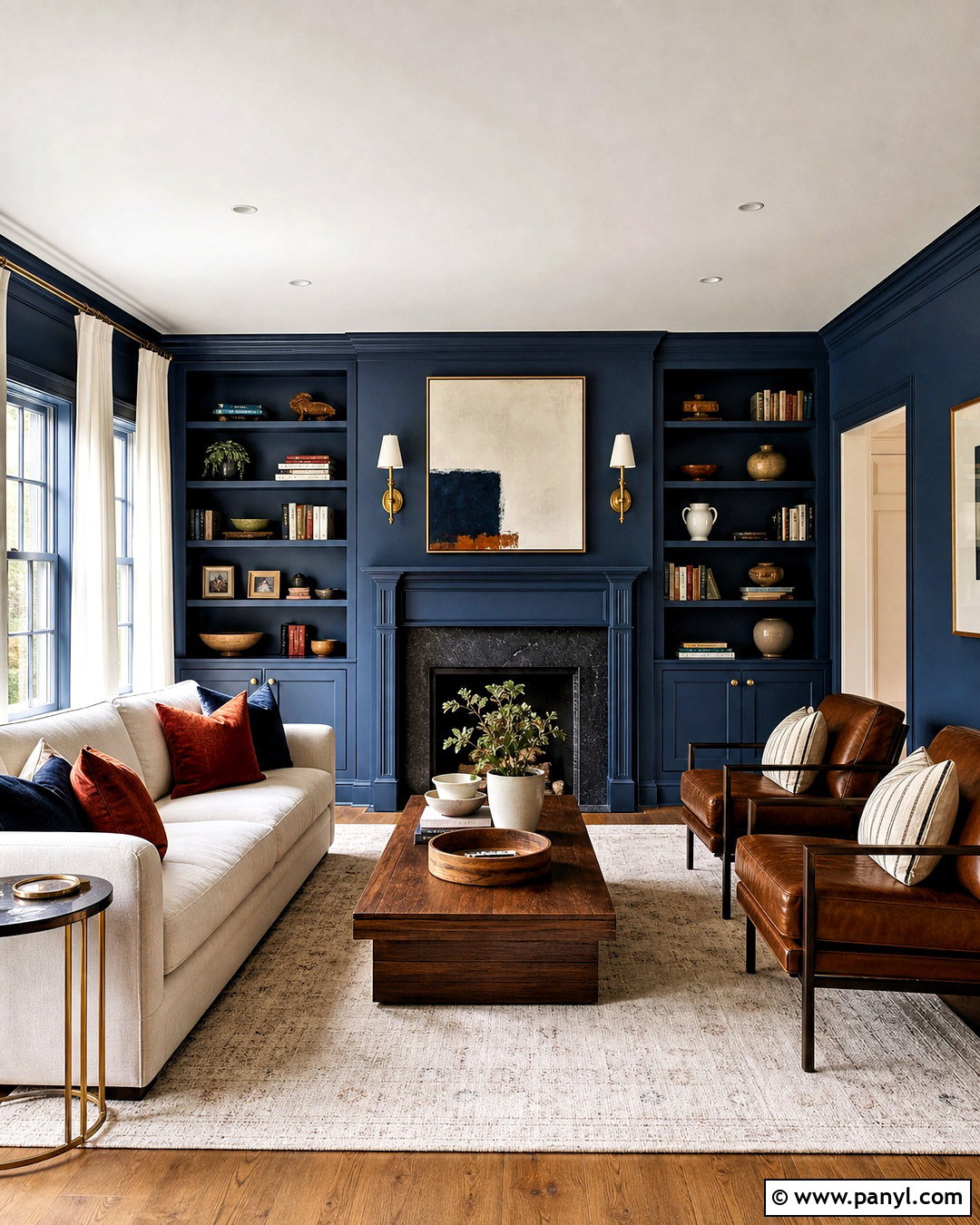 Naval Sherwin-Williams Paint Color - 20 sherwin williams paint colors