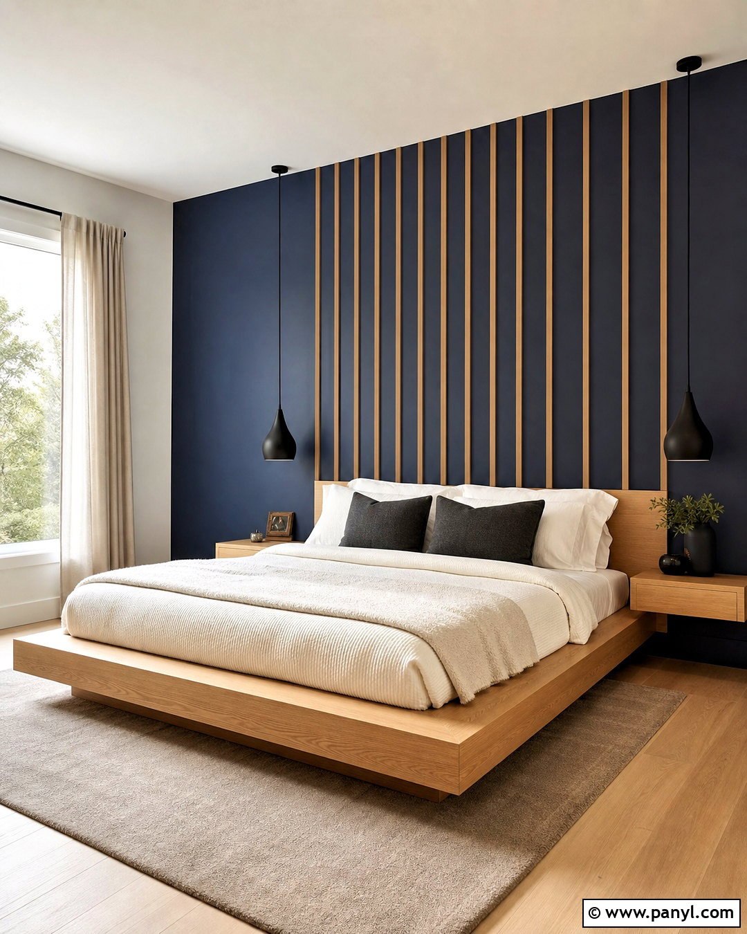 20 Navy Accent Wall Bedroom Ideas for a Cozy, Chic Retreat