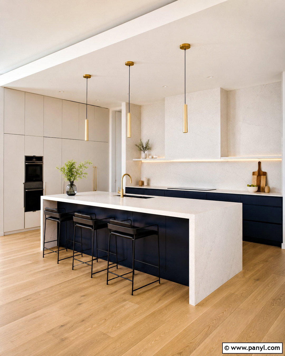 Navy And Cream Modern Kitchen - 20 navy and cream kitchen ideas