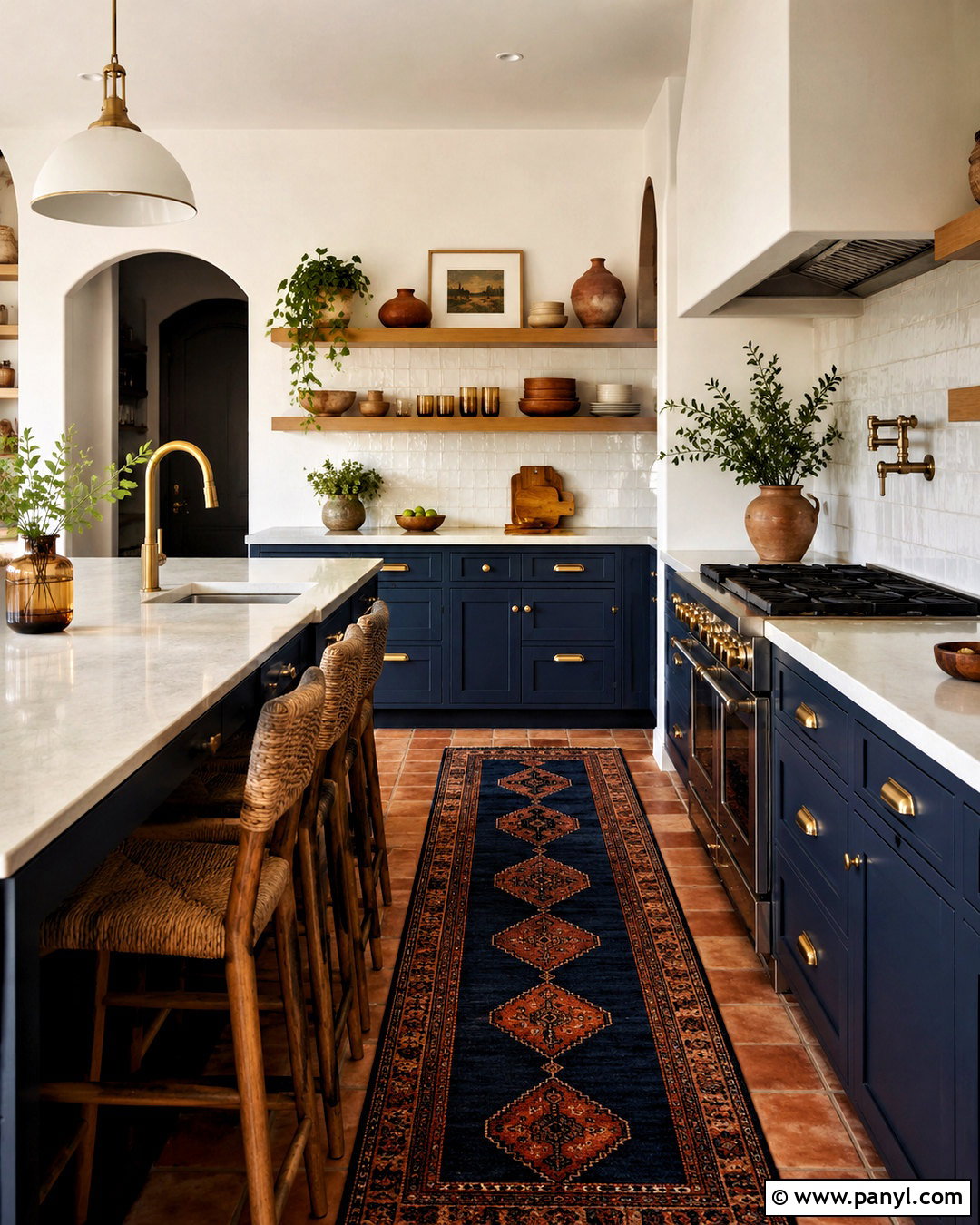 Navy And Terracotta Modern Boho Color Palette - 20 modern boho color palette ideas