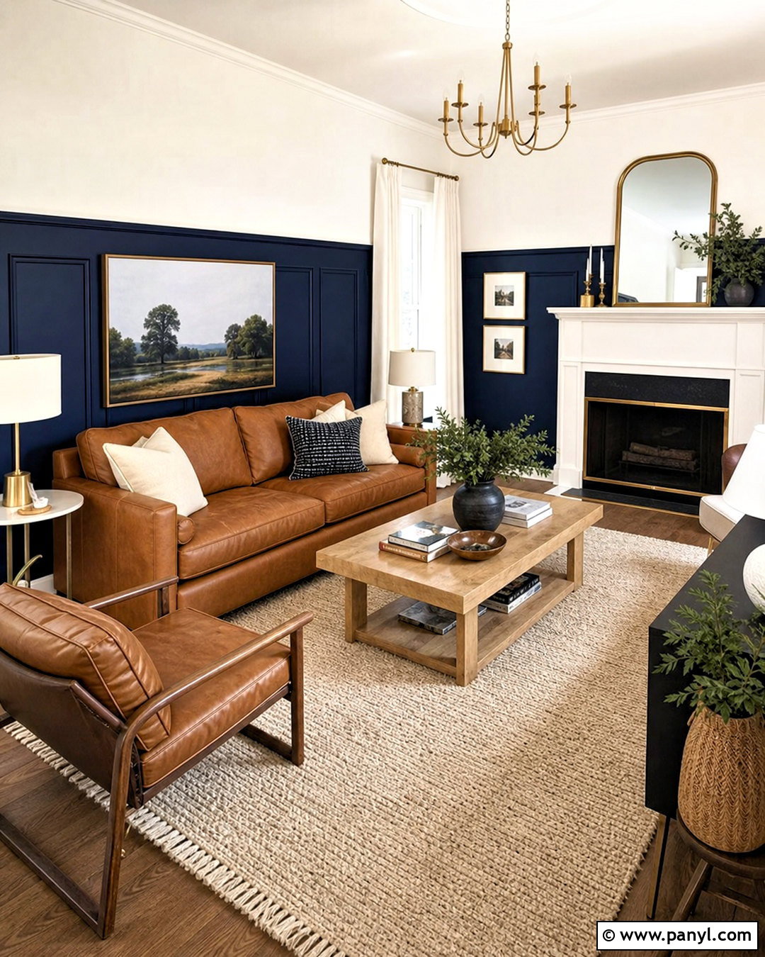 Navy And White Split Wall Paint - 20 split wall paint color schemes