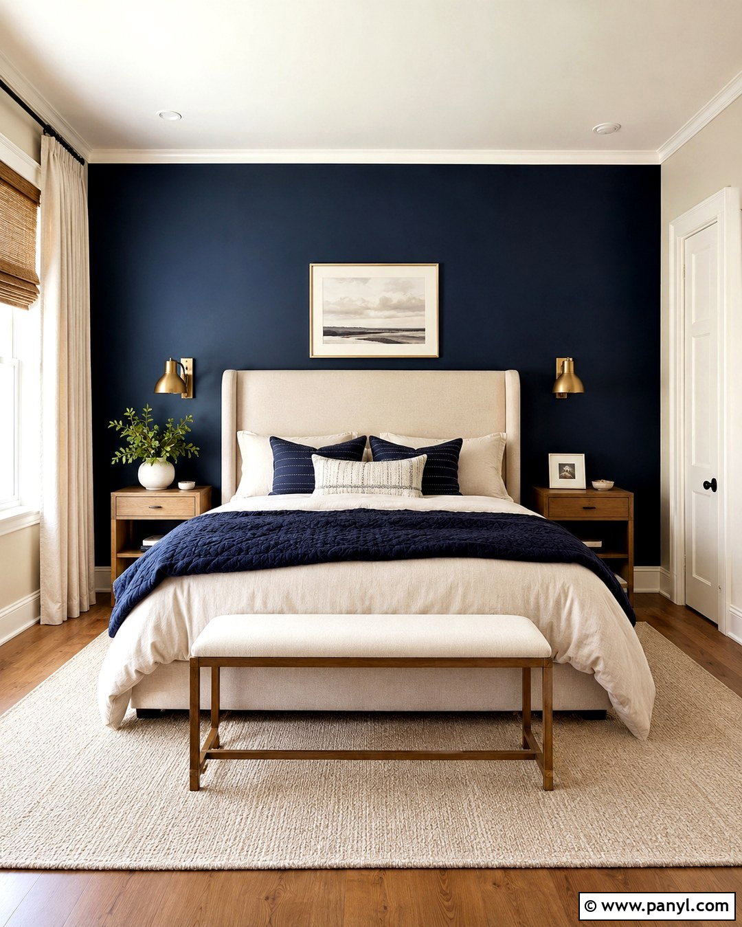 20 Navy And Cream Walls for Warm, Sophisticated Modern Rooms