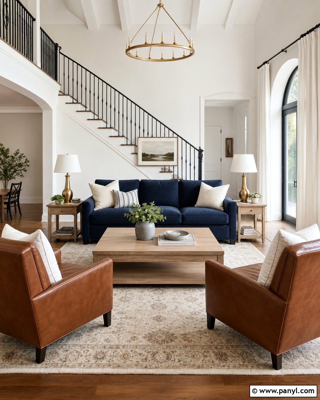 Navy Blue Accent Color - 20 Best Accent Color For White Walls