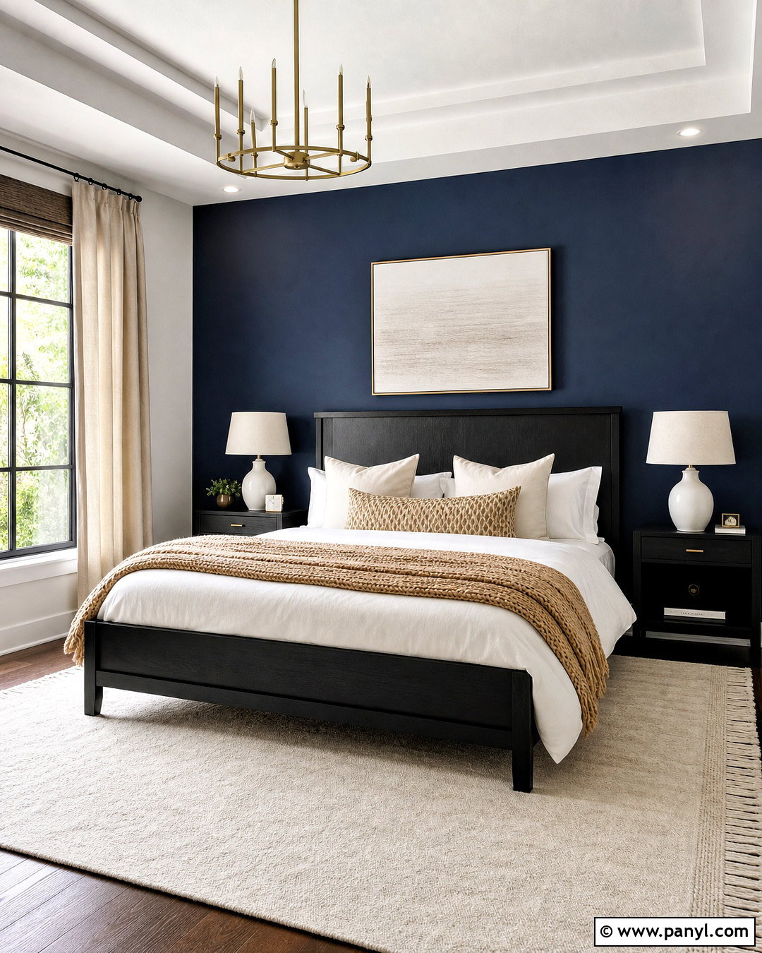 20 Navy Blue Accent Wall Bedroom Ideas for a Serene Escape