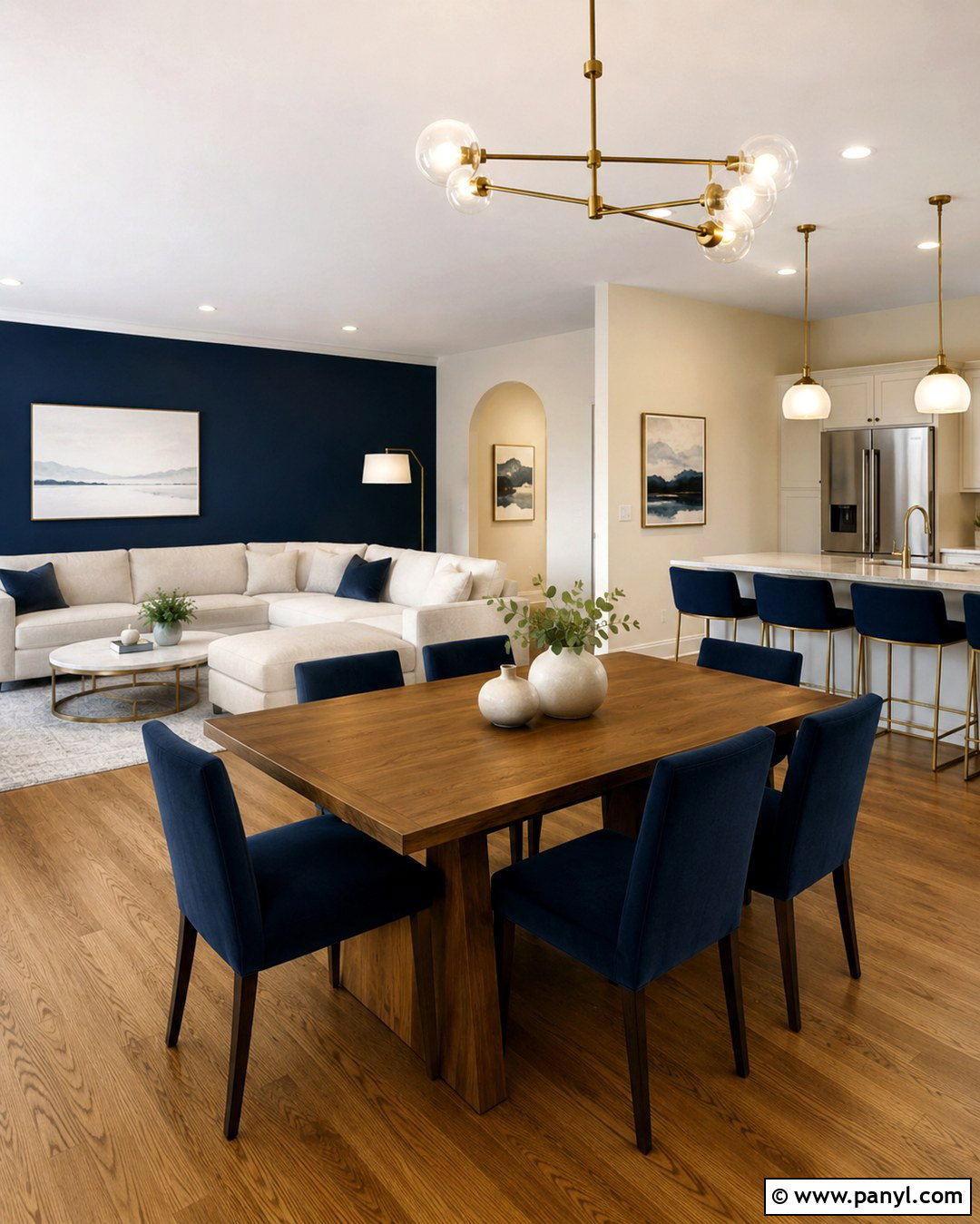 20 Navy Blue And Cream Walls for a Timeless, Cozy Home