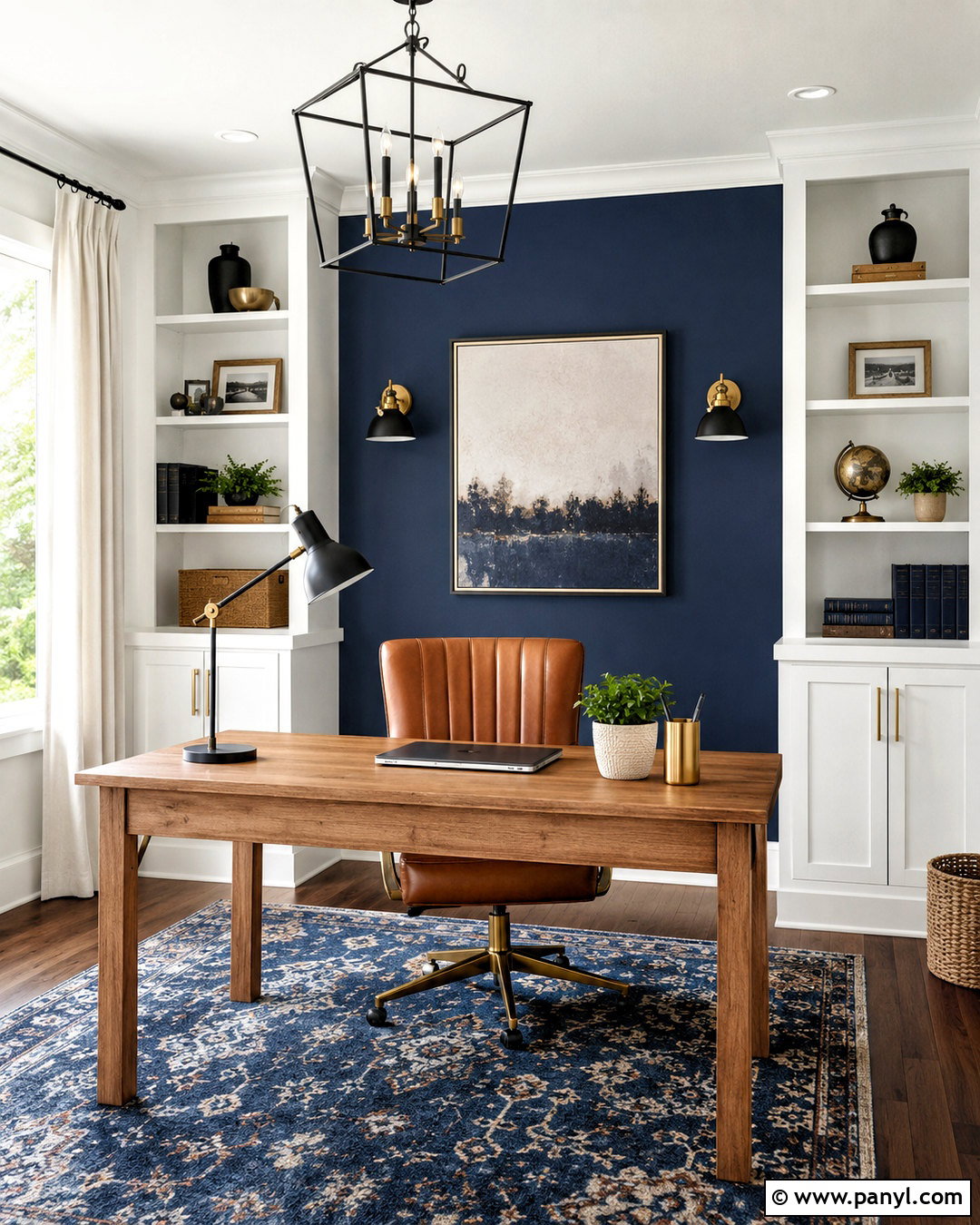 Navy Blue And Crisp White Color Combination - 20 color combination for home ideas
