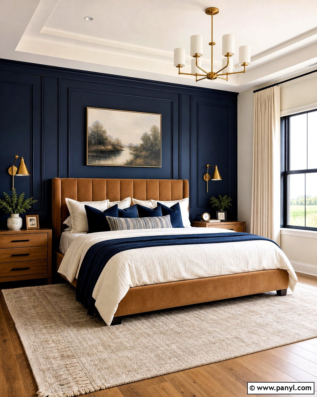 Navy Blue And Ivory Bedroom Color - 20 asian paint bedroom color ideas