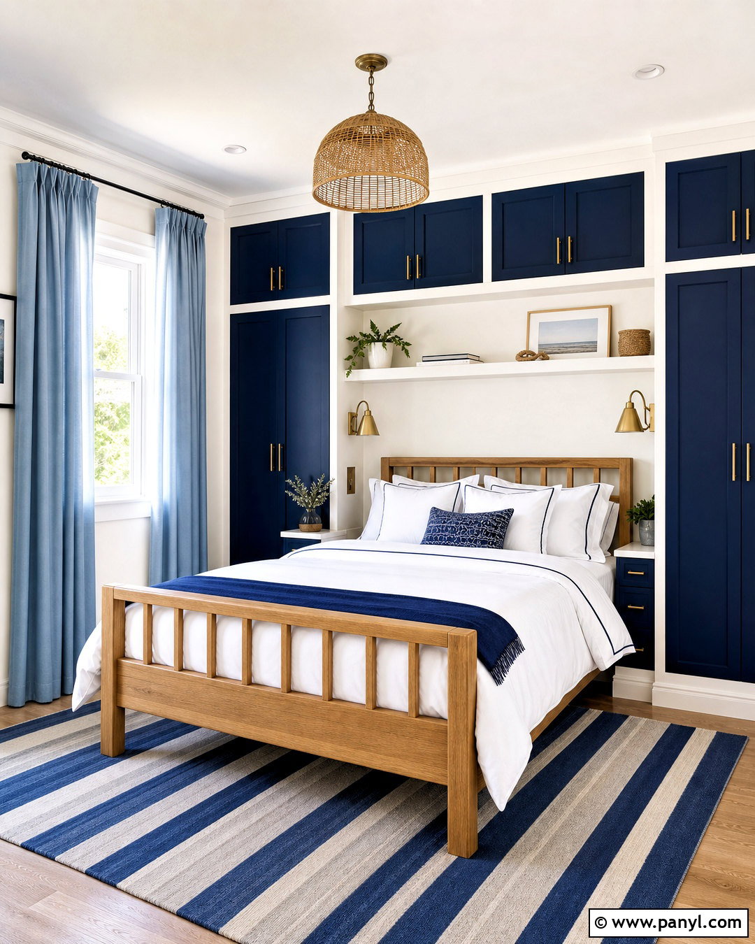 Navy Blue And White Bedroom Cupboards - 20 bedroom cupboards colour combination ideas